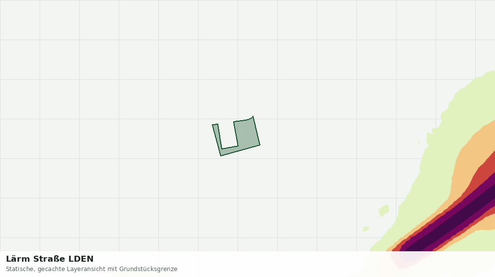 Statische Kartenansicht: Lärm Straße LDEN