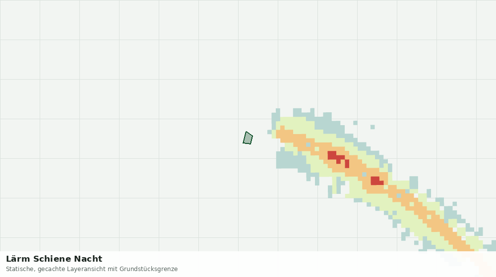 Statische Kartenansicht: Lärm Schiene Nacht
