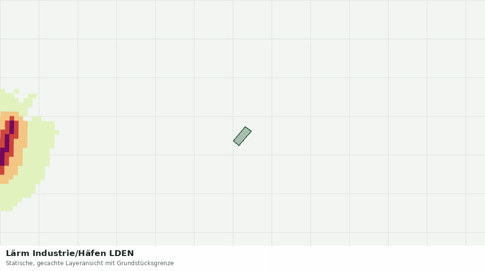 Statische Kartenansicht: Lärm Industrie/Häfen LDEN