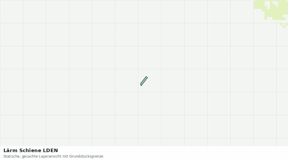 Statische Kartenansicht: Lärm Schiene LDEN