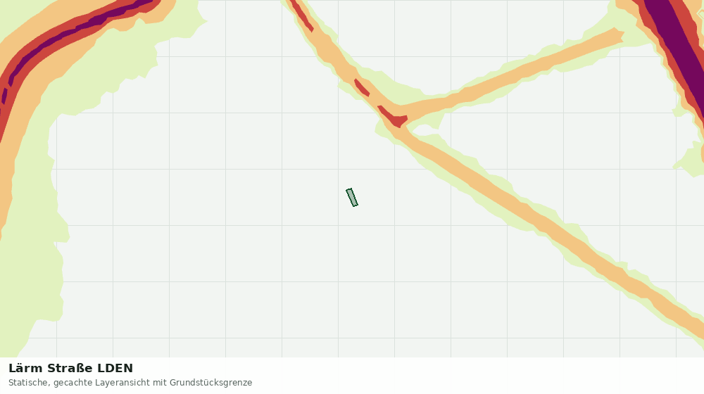 Statische Kartenansicht: Lärm Straße LDEN