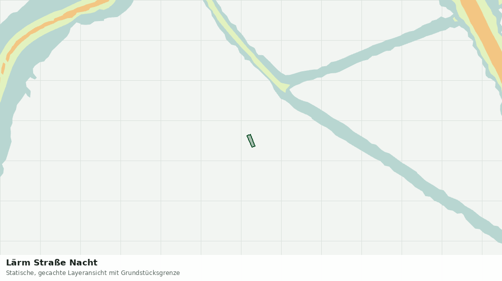 Statische Kartenansicht: Lärm Straße Nacht