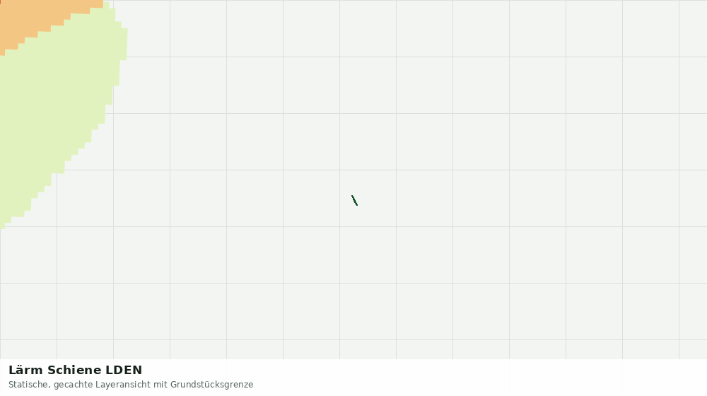 Statische Kartenansicht: Lärm Schiene LDEN