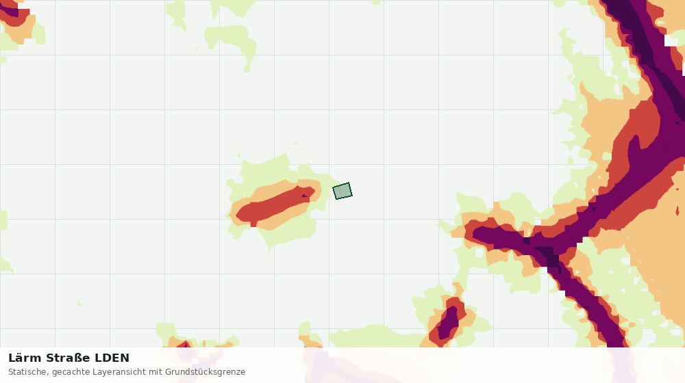 Statische Kartenansicht: Lärm Straße LDEN