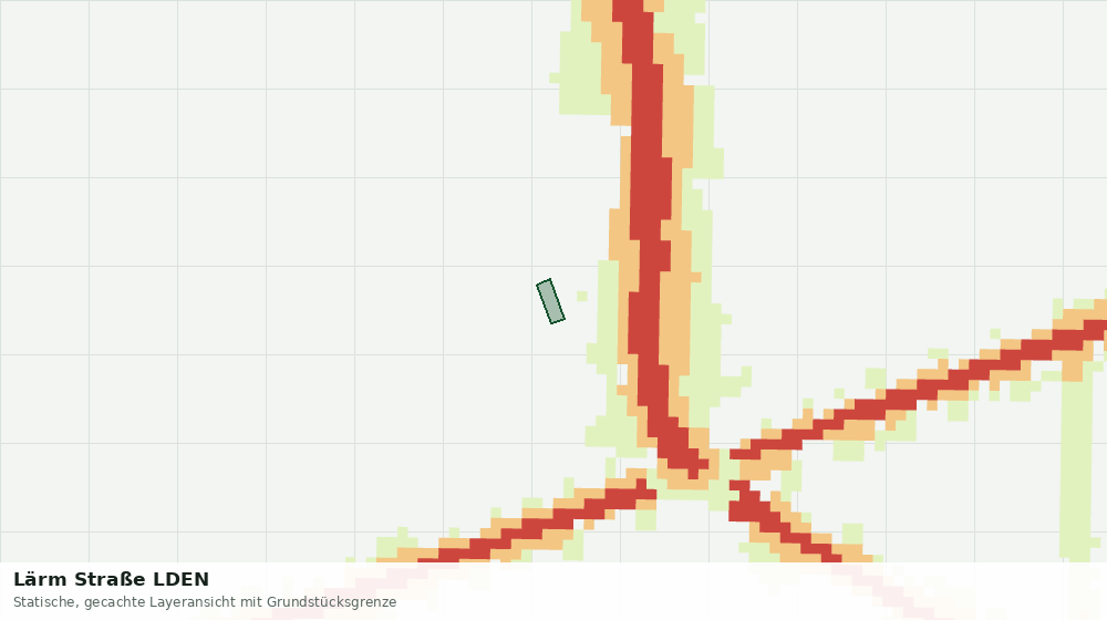 Statische Kartenansicht: Lärm Straße LDEN