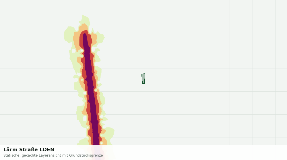 Statische Kartenansicht: Lärm Straße LDEN