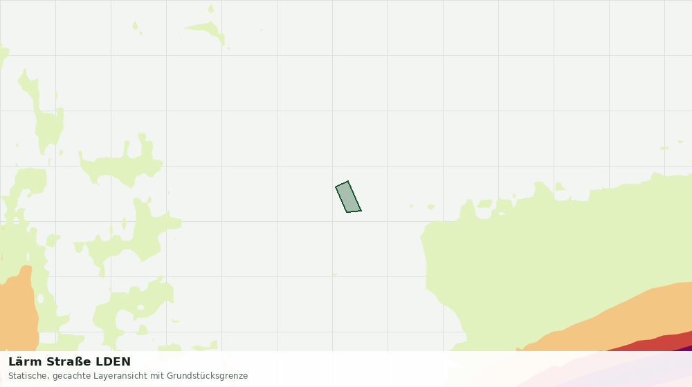 Statische Kartenansicht: Lärm Straße LDEN