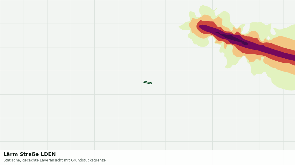 Statische Kartenansicht: Lärm Straße LDEN