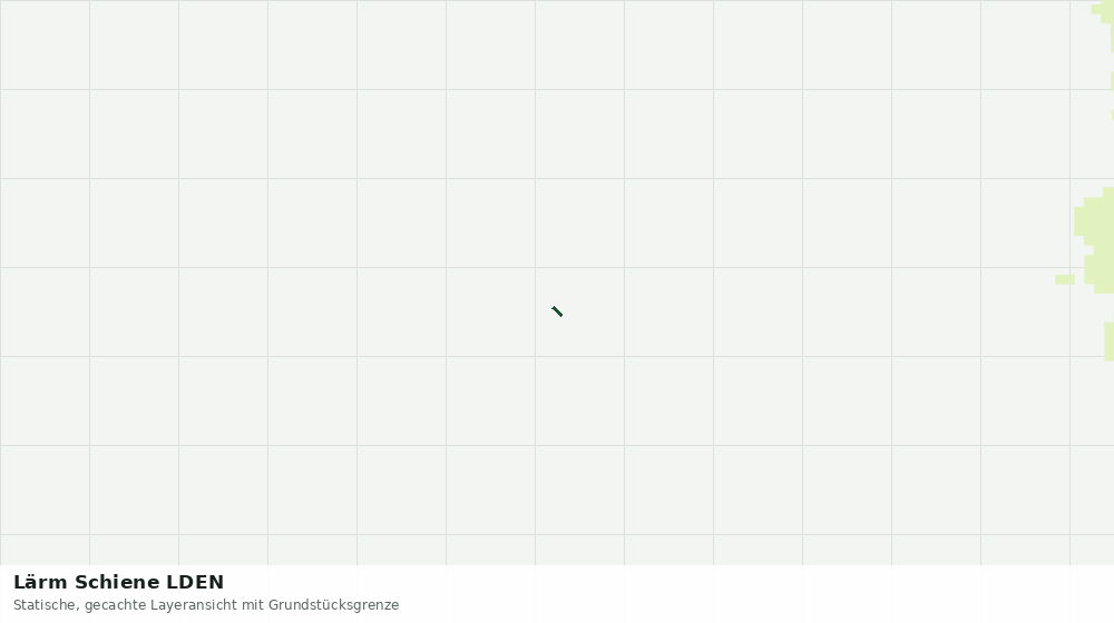 Statische Kartenansicht: Lärm Schiene LDEN