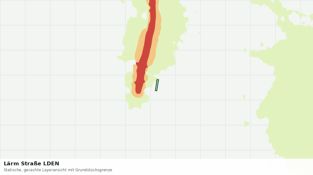 Statische Kartenansicht: Lärm Straße LDEN
