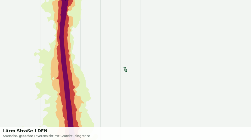 Statische Kartenansicht: Lärm Straße LDEN