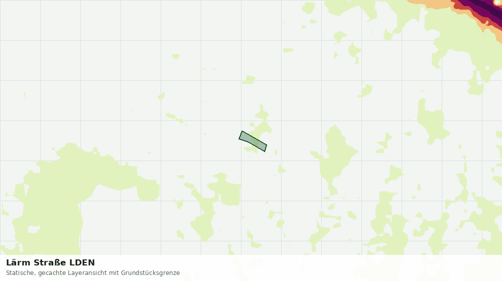 Statische Kartenansicht: Lärm Straße LDEN