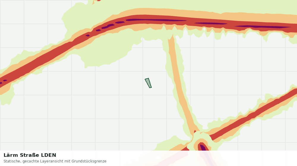 Statische Kartenansicht: Lärm Straße LDEN