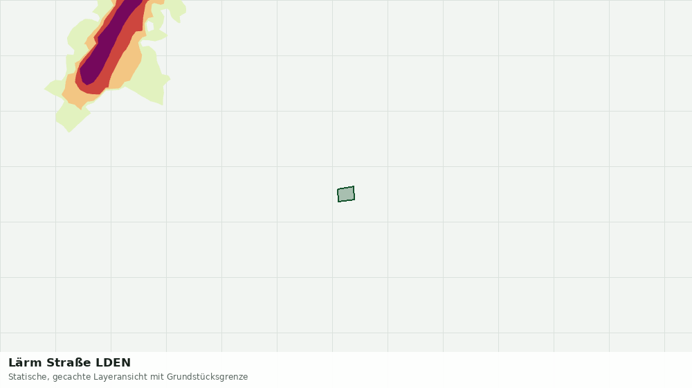 Statische Kartenansicht: Lärm Straße LDEN