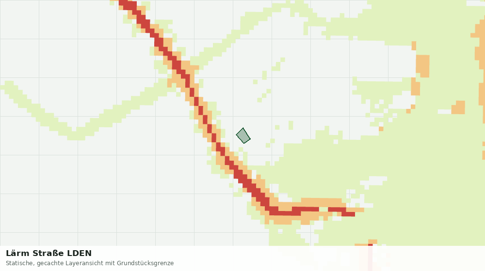 Statische Kartenansicht: Lärm Straße LDEN