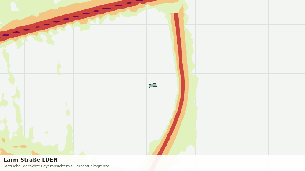Statische Kartenansicht: Lärm Straße LDEN