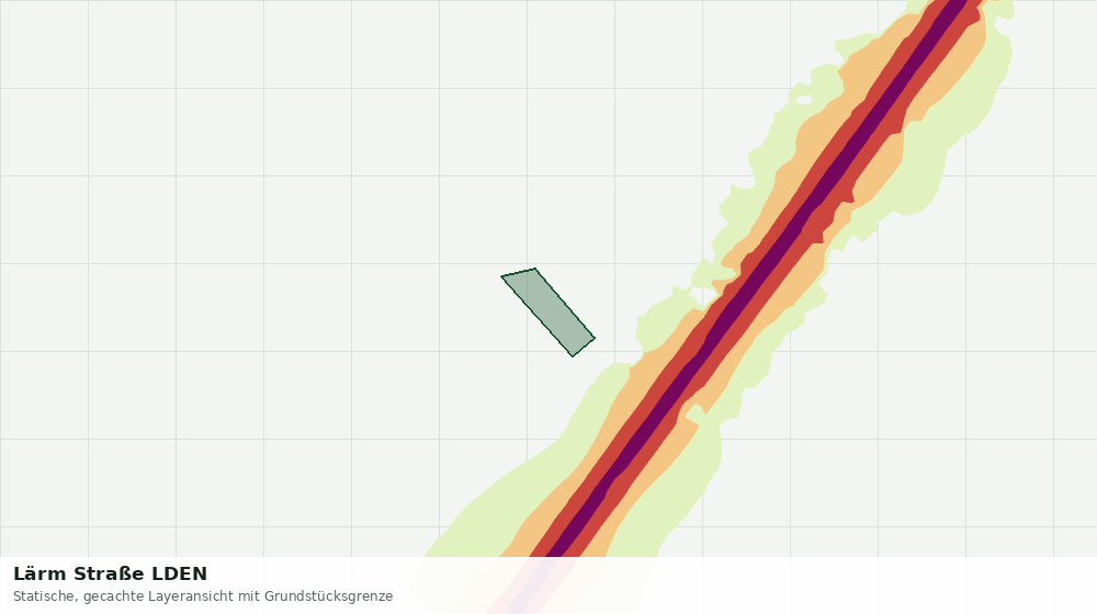 Statische Kartenansicht: Lärm Straße LDEN