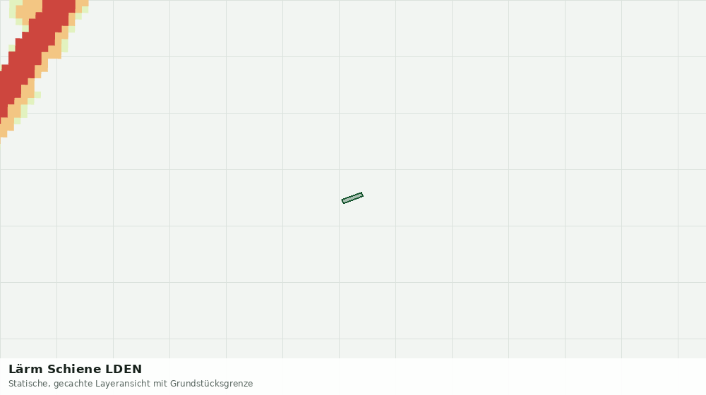 Statische Kartenansicht: Lärm Schiene LDEN