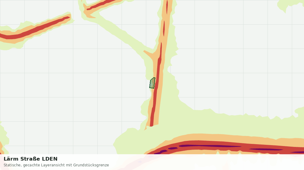 Statische Kartenansicht: Lärm Straße LDEN