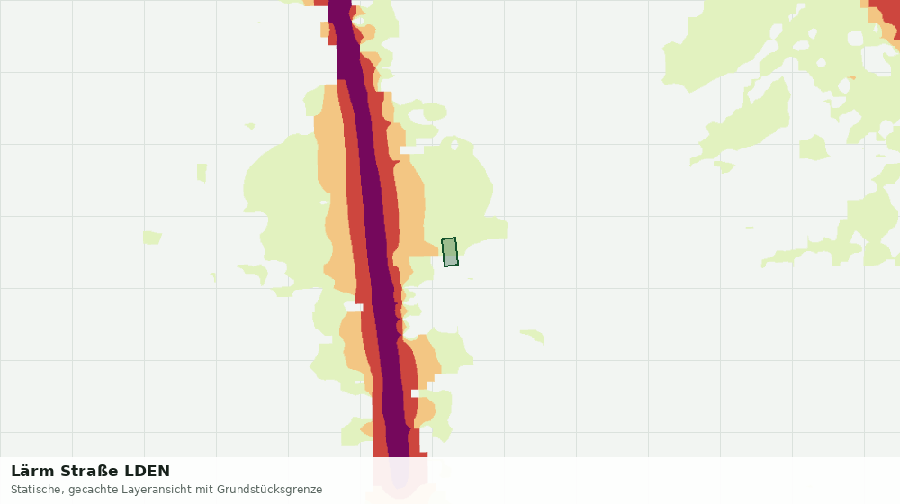 Statische Kartenansicht: Lärm Straße LDEN