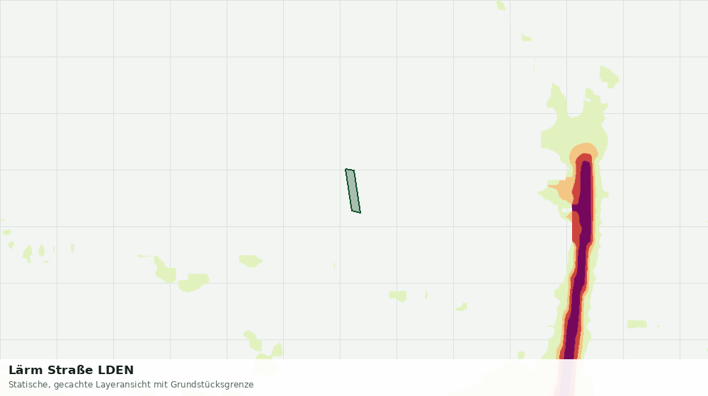 Statische Kartenansicht: Lärm Straße LDEN