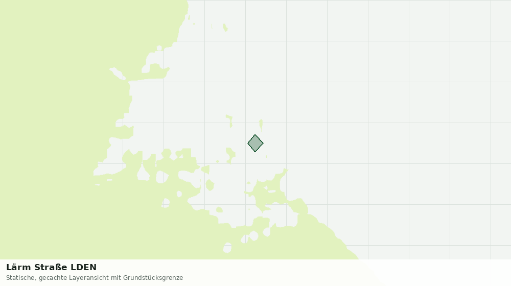 Statische Kartenansicht: Lärm Straße LDEN
