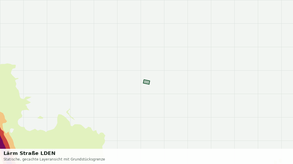 Statische Kartenansicht: Lärm Straße LDEN