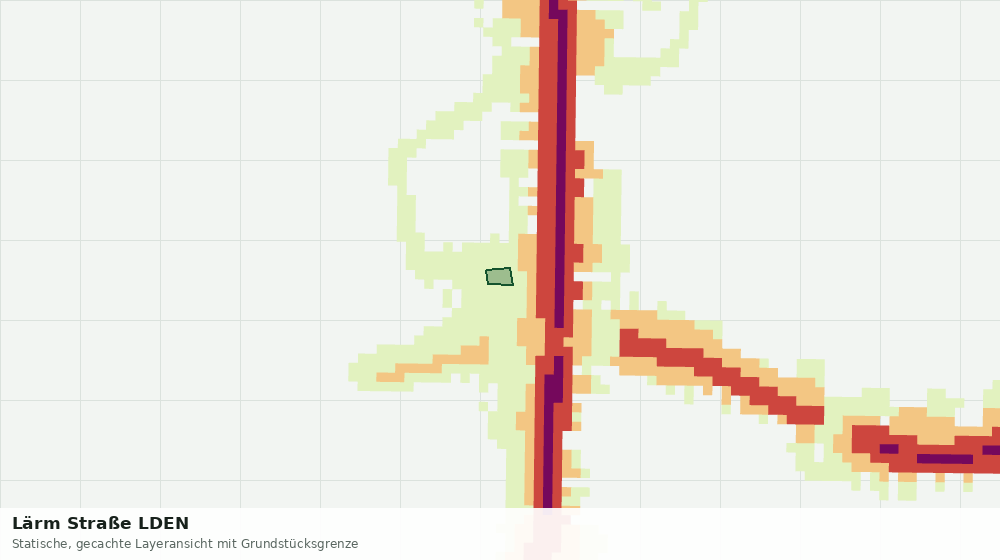 Statische Kartenansicht: Lärm Straße LDEN