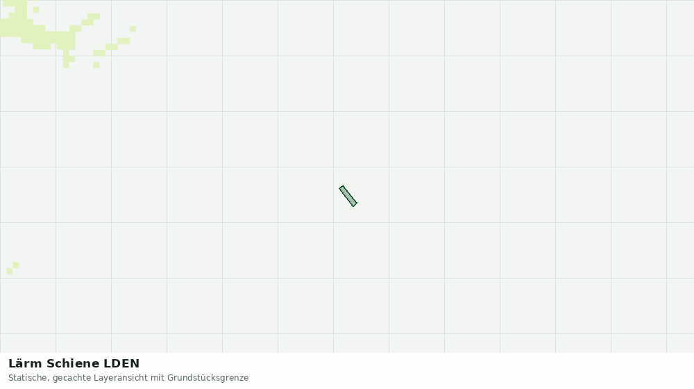 Statische Kartenansicht: Lärm Schiene LDEN