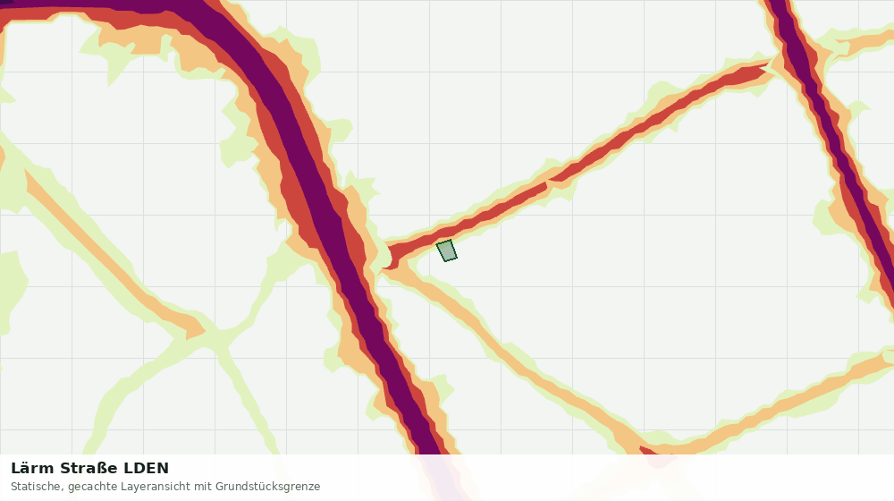 Statische Kartenansicht: Lärm Straße LDEN