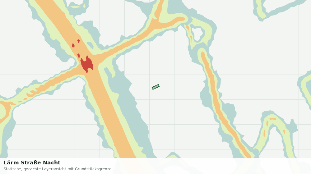 Statische Kartenansicht: Lärm Straße Nacht