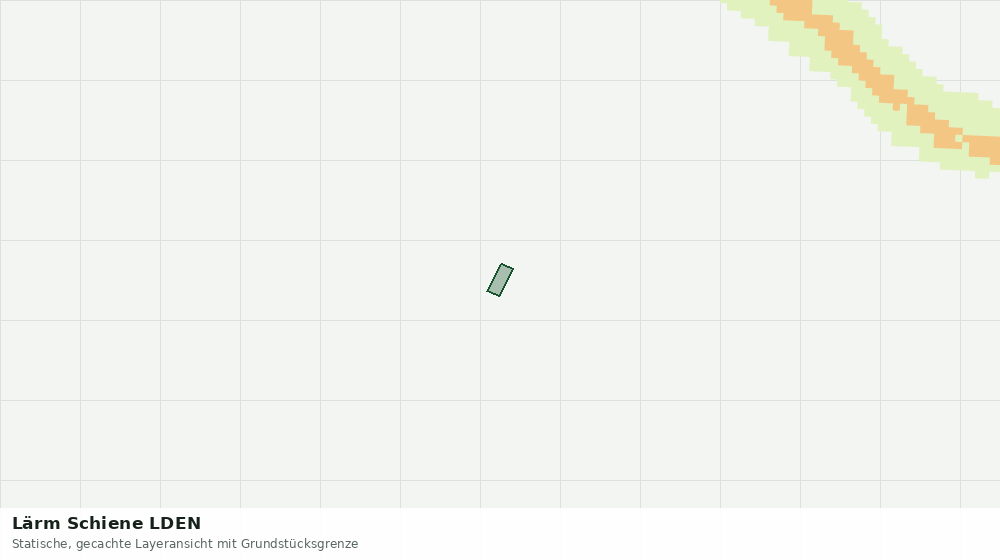 Statische Kartenansicht: Lärm Schiene LDEN