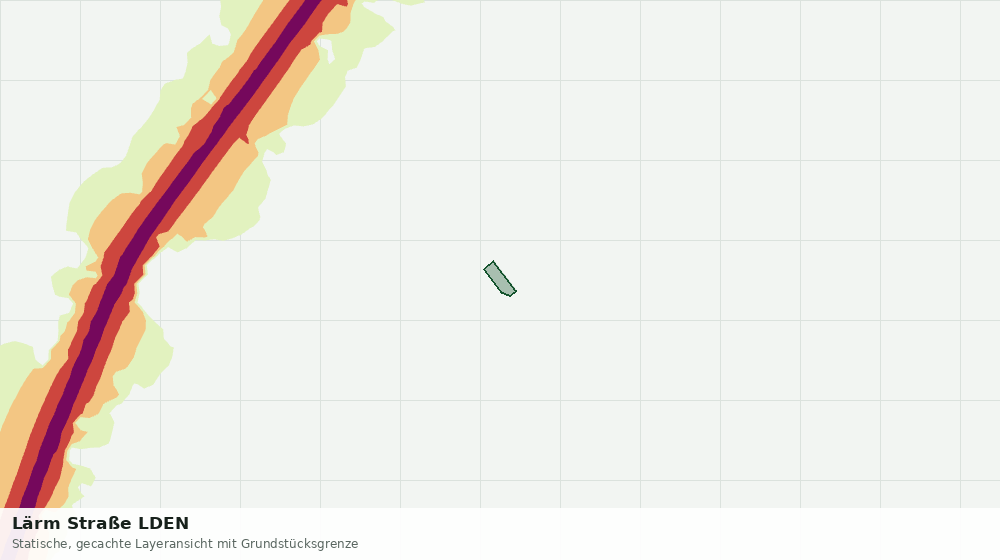 Statische Kartenansicht: Lärm Straße LDEN