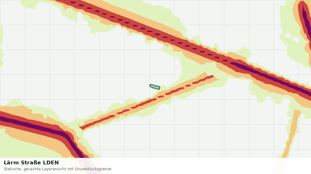 Statische Kartenansicht: Lärm Straße LDEN