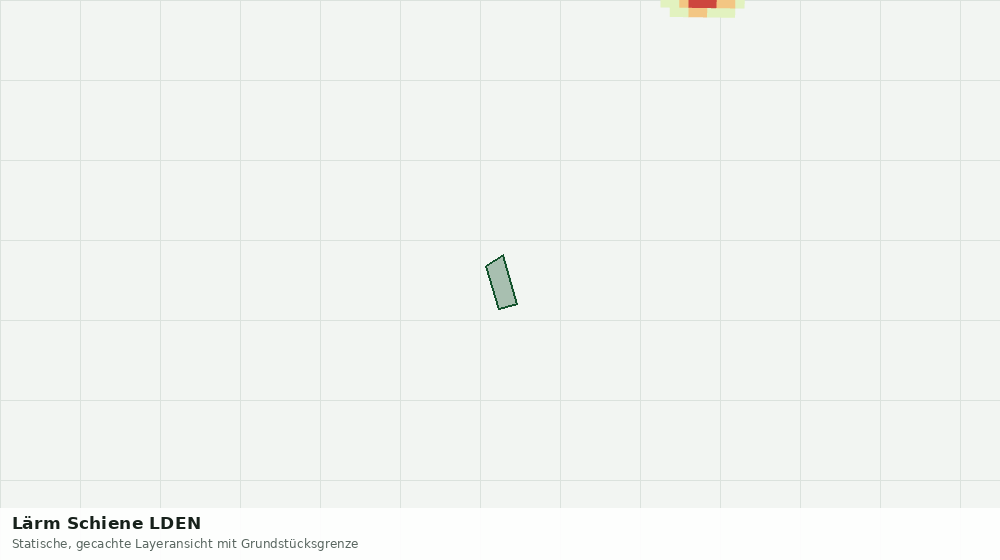Statische Kartenansicht: Lärm Schiene LDEN