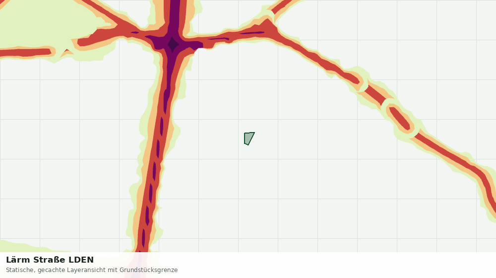 Statische Kartenansicht: Lärm Straße LDEN