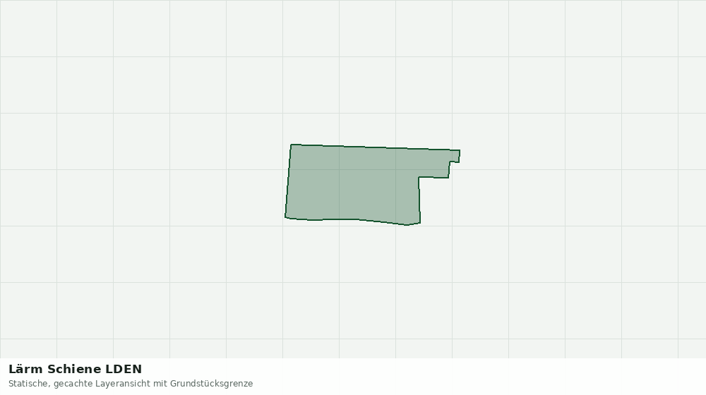Statische Kartenansicht: Lärm Schiene LDEN