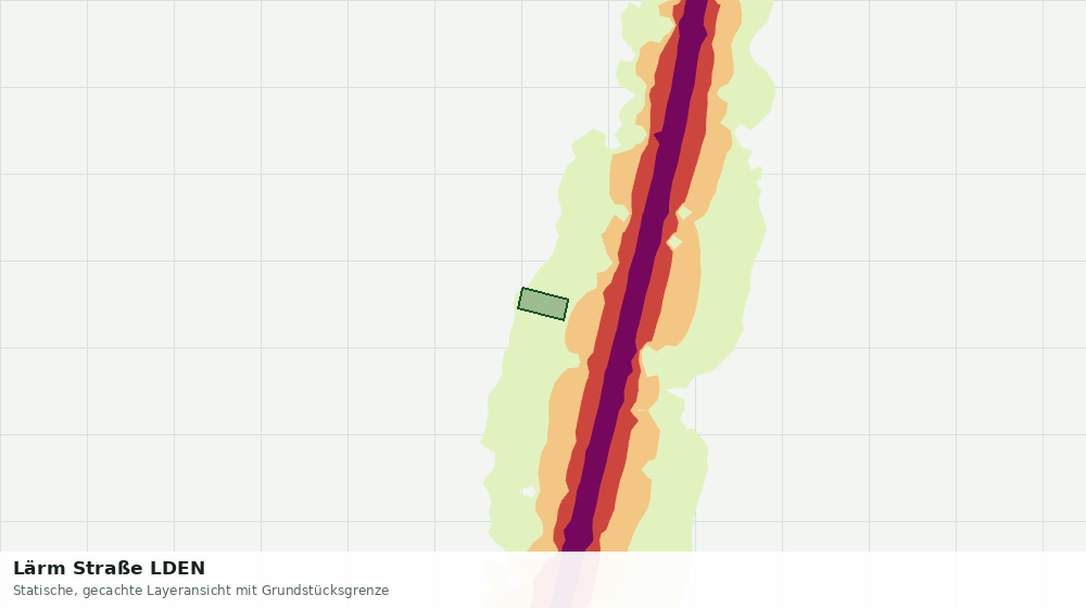 Statische Kartenansicht: Lärm Straße LDEN