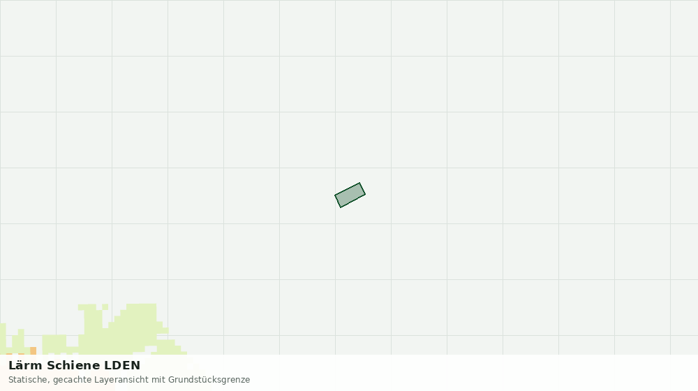 Statische Kartenansicht: Lärm Schiene LDEN