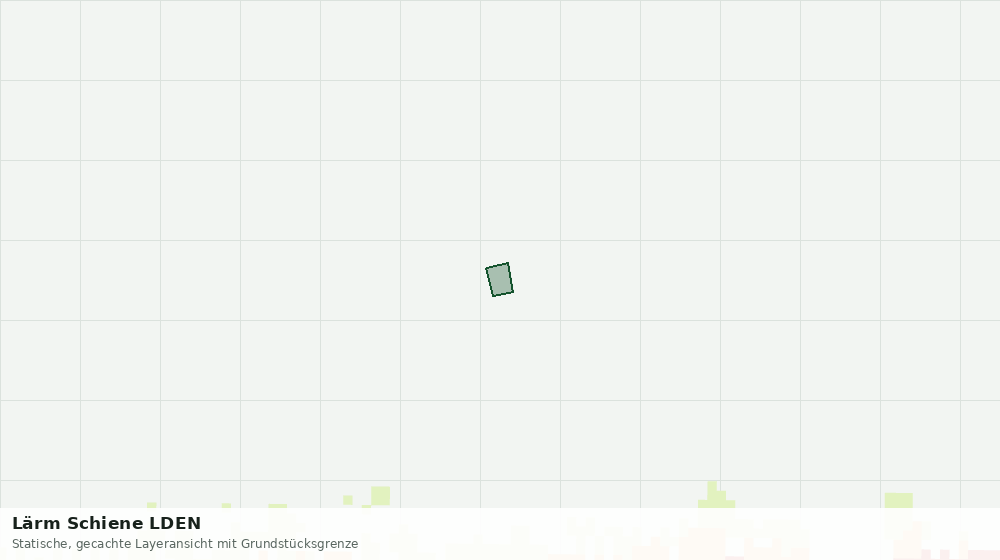 Statische Kartenansicht: Lärm Schiene LDEN