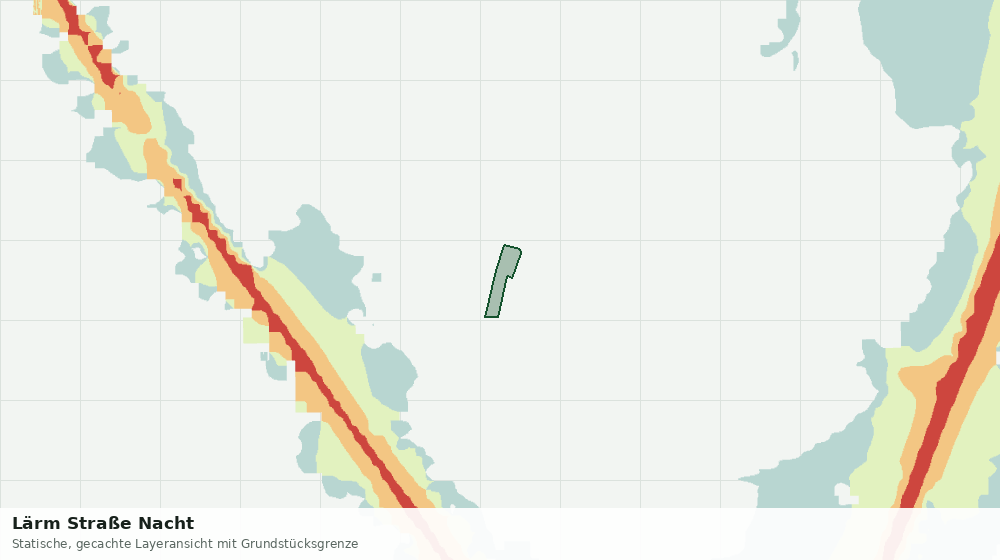 Statische Kartenansicht: Lärm Straße Nacht