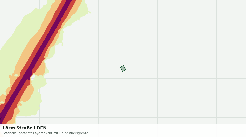 Statische Kartenansicht: Lärm Straße LDEN
