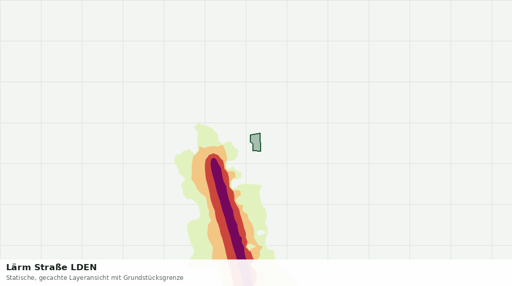 Statische Kartenansicht: Lärm Straße LDEN