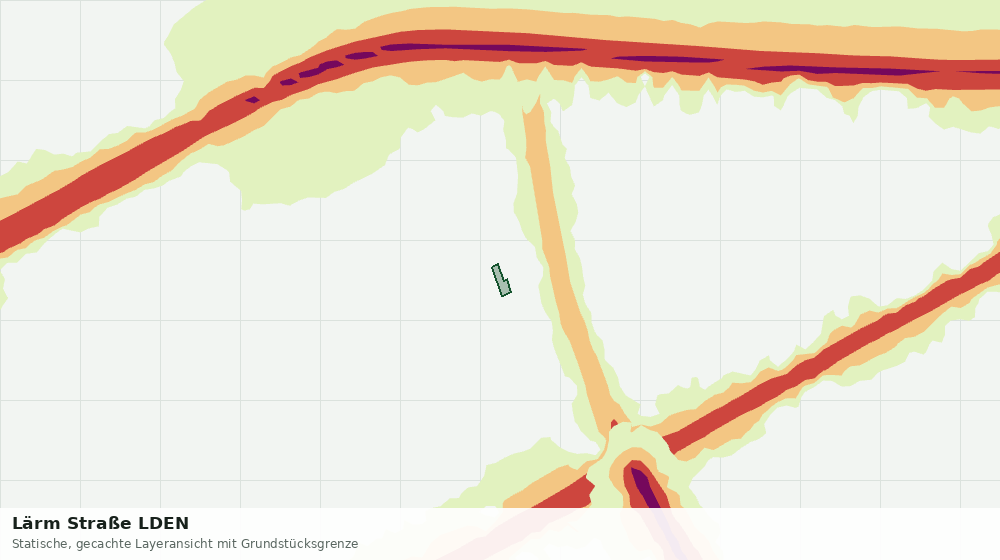 Statische Kartenansicht: Lärm Straße LDEN