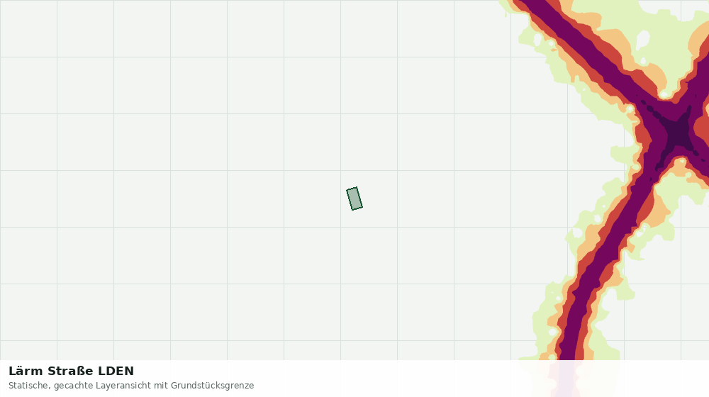 Statische Kartenansicht: Lärm Straße LDEN