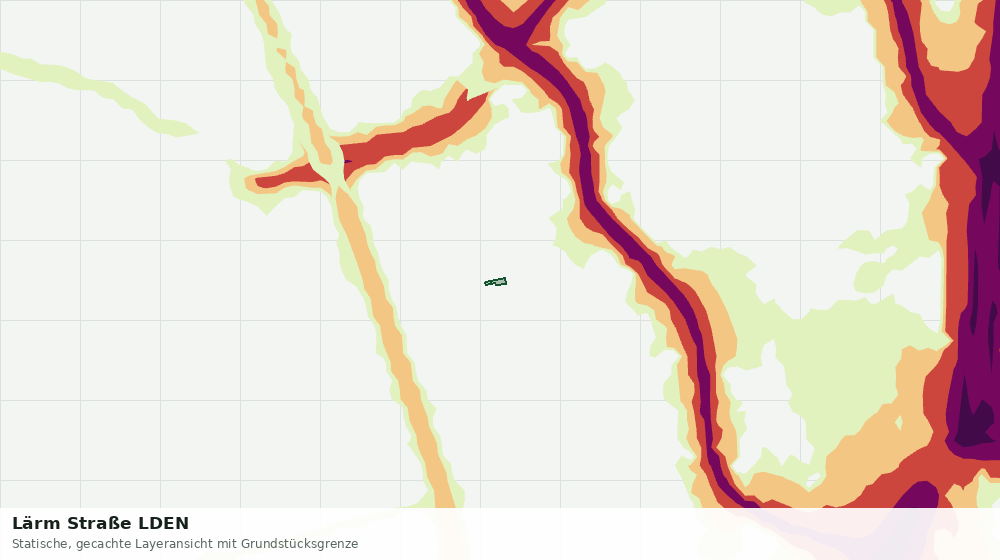 Statische Kartenansicht: Lärm Straße LDEN