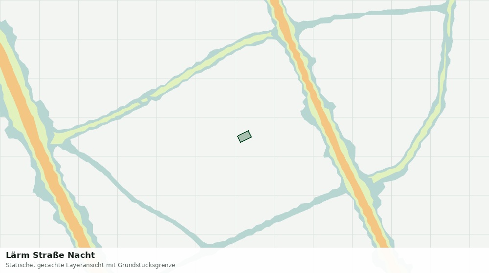 Statische Kartenansicht: Lärm Straße Nacht