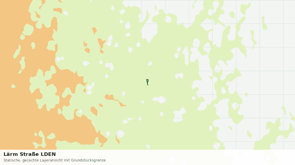 Statische Kartenansicht: Lärm Straße LDEN