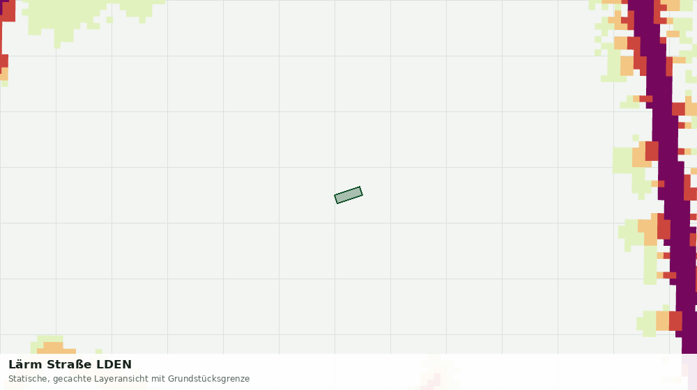 Statische Kartenansicht: Lärm Straße LDEN