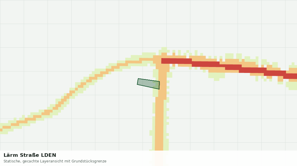 Statische Kartenansicht: Lärm Straße LDEN